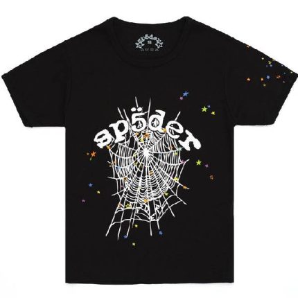 Black Sp5der Og Web Baby Tee