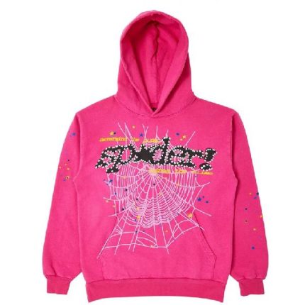 New Sp5der P*NK V2 Hoodie Pink