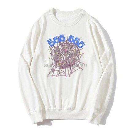 Sp5der 555555 Angel Sweatshirt White