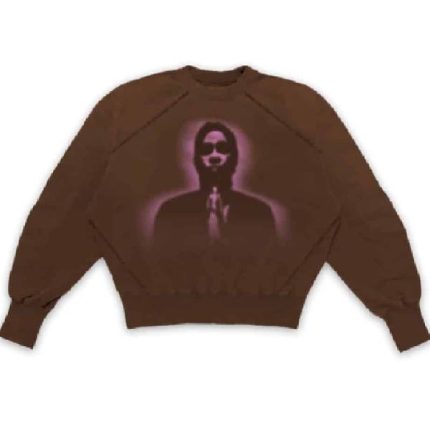 Sp5der Worldwide Thug Crewneck Brown