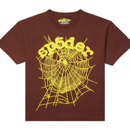 New Sp5der OG Web Tee -'Brown'