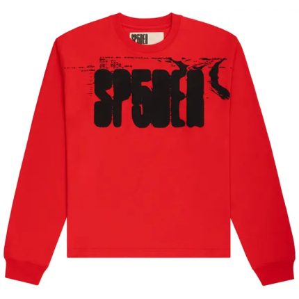 Sp5der Main Label Sweartshirt 'Red'
