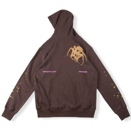 Thug Sp5der Hoodie Angel Brown