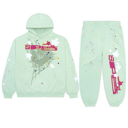 SP5 Sp5der Mint Tracksuit
