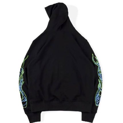 Juice World 999 Sp5der Hoodie Black