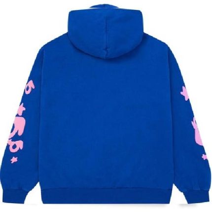 Sp5der Beluga 555 555 Blue Hoodie