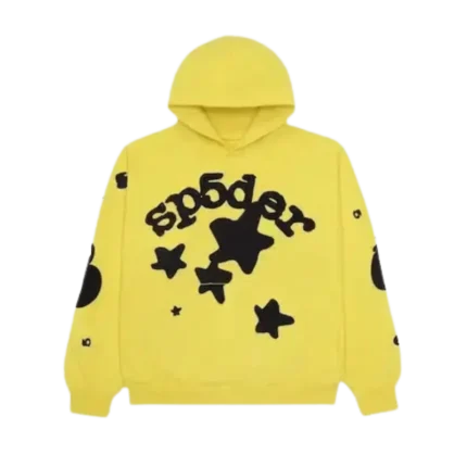 Gold Sp5der Beluga Hoodie