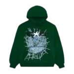 Hunter Green Sp5der Web Hoodie
