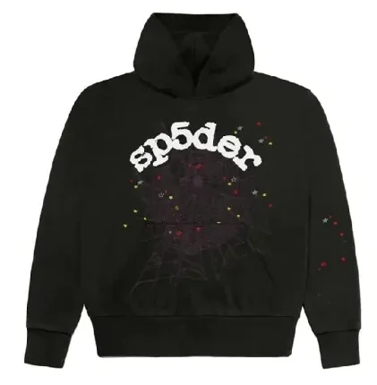 New Worldwide Sp5der Hoodie – Black