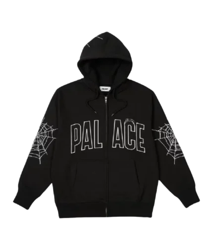 Palace Sp5der Zip Hoodie – Black