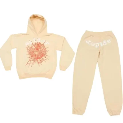 Sp5der 22SS Tracksuit – Beige