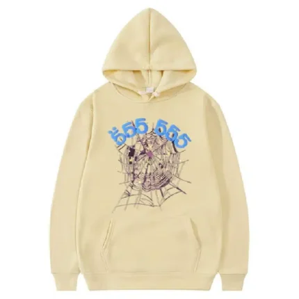 Sp5der 555 555 Angel Number Hoodie – Khaki