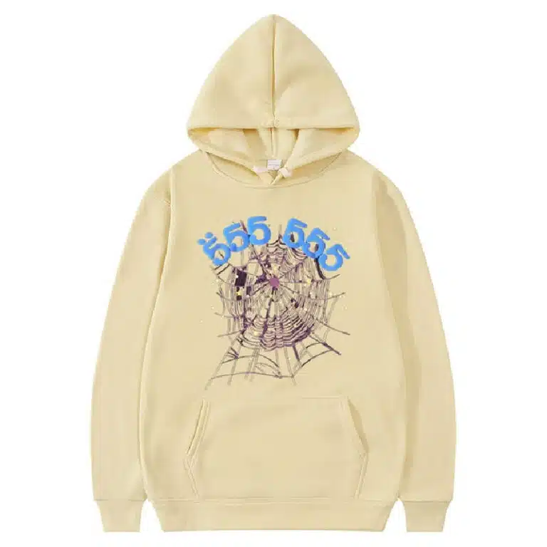 Sp5der 555 555 Angel Number Hoodie – Khaki Sp5der 555 555 Angel Number Hoodie – Khaki