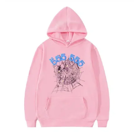 Sp5der 555 555 Hoodie – Pink