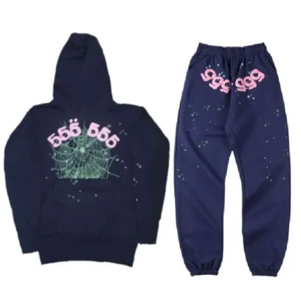 Sp5der 555 555 Tracksuit – Blue
