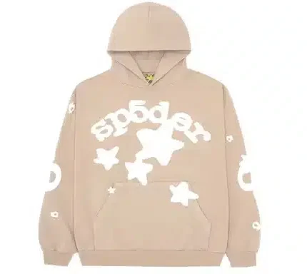 Sp5der Beluga Hoodie – Light Brown