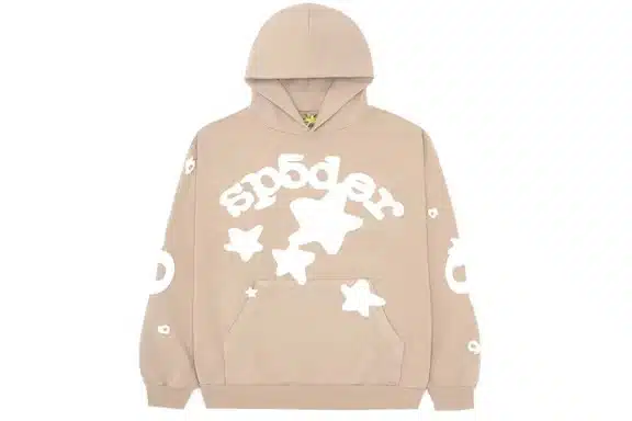 Sp5der Beluga Hoodie – Light Brown Sp5der Beluga Hoodie – Light Brown