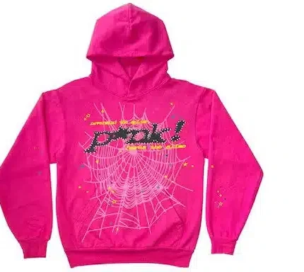 Sp5der PUNK Hoodie – Pink