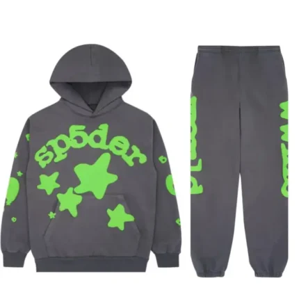 Sp5der Tracksuit – Slate Grey