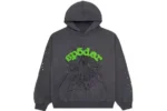 Sp5der Wait Web Hoodie – Dark Grey