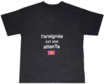Sp5der Wide T shirt – Black