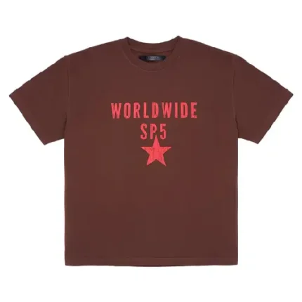 Sp5der Worldwide Sp5 T Shirt – Brown