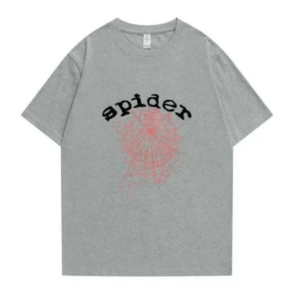 Sp5der Young Thug King T Shirt – Grey