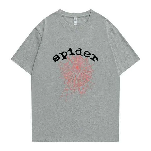 Sp5der Young Thug King T Shirt – Grey Sp5der Young Thug King T Shirt – Grey
